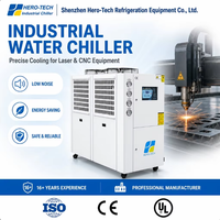 Refroidisseur d'eau à spirale à double compresseur 8HP refroidi par air pour machine de découpe laser et équipement de refroidissement de gravure CNC