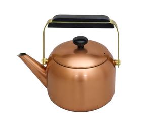 Tetera GANRAKU Shinkodo de 2 Piezas, de Cobre Puro, 1.7L, Fácil de Limpiar, Hecha en Japón, Embalaje de Caja de Regalo, Estilo Tradicional Japonés - Product Image 1
