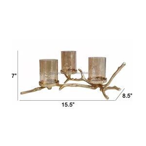 Candelabro de Bambú Moderno y Minimalista, Ecológico, Hecho a Mano para Decoración del Hogar y Bodas por Zahid Exports India - Product Image 5