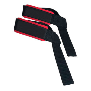 Sangles de poignet unisexes très résistantes en coton et néoprène, antidérapantes, avec fermeture velcro réglable, pour la musculation et l'haltérophilie. - Product Image 5