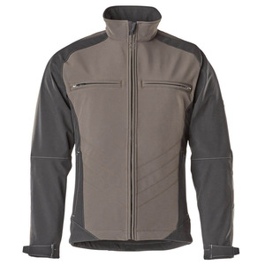 Veste softshell pour homme, vêtements d'extérieur, impression de logo personnalisée, coupe-vent en polaire, fermeture éclair, veste à capuche chaude pour l'hiver - Product Image 2