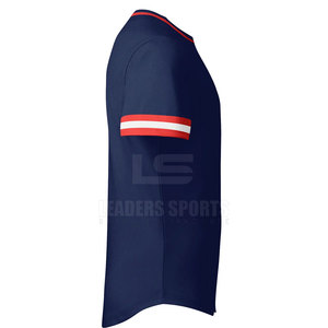 เสื้อเบสบอลสีสันตามสั่ง แห้งเร็ว ระบายอากาศ ป้องกันแบคทีเรีย แขนสั้น ทรงปกติ สำหรับผู้ชาย ฤดูร้อน โพลีเอสเตอร์ 100% - Product Image 2