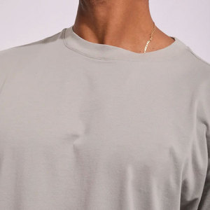 Camiseta de Manga Corta Raglan con Logotipo Personalizado de Fábrica, Nueva Llegada, Venta Caliente, Estilo Urbano, Corte Cuadrado, Largo Recortado - Product Image 4
