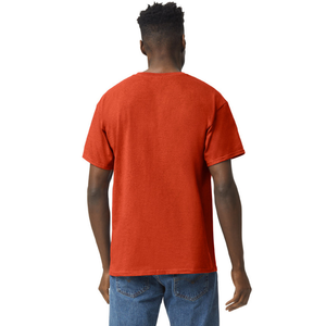 Camiseta para Hombre Adulto, Color Naranja Antiguo, Personalizada, de Algodón, Manga Corta, Cuello Redondo, Ropa Casual, Prenda Lisa al por Mayor - Product Image 3