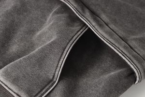 เสื้อฮู้ดฮิปฮอปแบบสวมหัว สไตล์สตรีทแวร์ ผ้าฟอกกันหด คุณภาพสูง กันลม ผ้าฟลีซคลาสสิก - Product Image 3