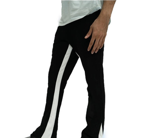 Pantalones de Hombre de Poliéster y Algodón Bordados, Pantalones Acampanados para Hombre, Pantalones Lavados con Estampado Personalizado, Joggers Unisex con Paneles - Product Image 2