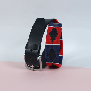 Ceinture Polo en Cuir Véritable et Alliage, Personnalisable, Meilleure Vente en Gros, Décontractée, Équestre, Brodé, Classique pour Homme, Équitation, Personnalisation - Product Image 1