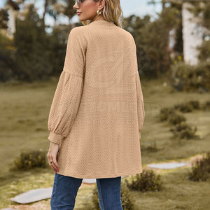 Cardigan tendance pour femme, pull en tricot de qualité supérieure, tissu doux au toucher, coupe décontractée pour un usage quotidien, voyage, mode hiver - Product Image 2