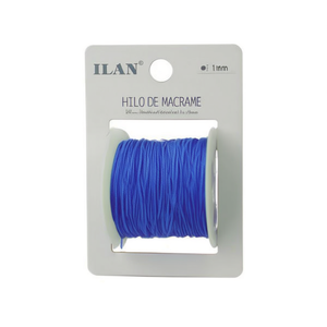 Filo per Macramè 1mm Blu 100M per Lavori Artigianali - Product Image 1