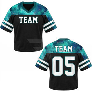 Maillots de football américain personnalisés au Pakistan, en mesh, avec sublimation et broderie, pour les fans de football américain - Product Image 1