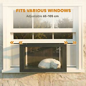 Recinto per Gatti da Esterno XL in Metallo da 25-41 Pollici, Gabbia per Animali Domestici per Prendere il Sole, Riposare e per l'Allevamento - Product Image 5