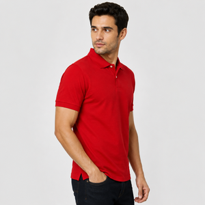 Polo homme tendance avec un design moderne, tissu doux, facile à porter, parfait pour le streetwear et les tenues quotidiennes, élégant et stylé. - Product Image 4