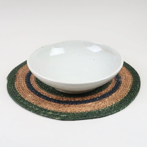 Vente en gros de sets de table ronds en jonc de mer naturel tressé à la main, durables, écologiques, pour la décoration de la maison - Product Image 3