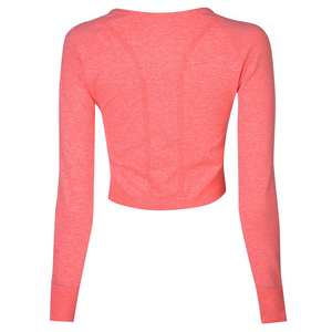 Top Corto Rosa de Algodón 100% Ecológico para Mujer, Estilo Hip Hop, Manga Raglán, Cuello Camisero, Verano - Product Image 4