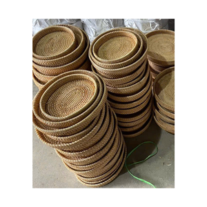 ถาดหวายสานธรรมชาติสำหรับใช้ในครัวเรือนและตกแต่ง - Product Image 5