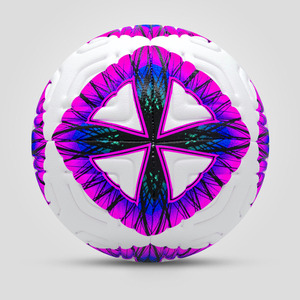 Ballon de football Oxva Industries, nouveau design, populaire, avec chambre à air en butyl, taille standard moderne 5/4/3/2/1, personnalisé, léger et écologique - Product Image 2
