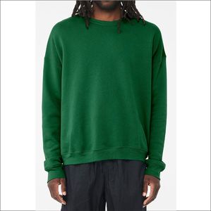 เสื้อสเวตเชิ้ตผ้าฝ้ายหนาน้ำหนักมากทรงโอเวอร์ไซส์สำหรับผู้ชาย ปักลายได้ตามสั่ง สไตล์สตรีทแวร์ ระบายอากาศได้ดี สวมใส่สบาย คุณภาพสูง - Product Image 5