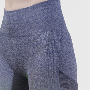 Custom Logo Print High Waisted Tummy Control Knitted Yoga Leggings Plus Size Sports Fitness Leggings for Women Pants - Product Image 4