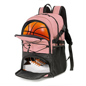 Wholesale Customized Eco-friendly Microfiber Waterproof Basketball <b>Backpacks</b> with 30-<b>40L</b> Capacity for Outdoor Use - Product Image 4
