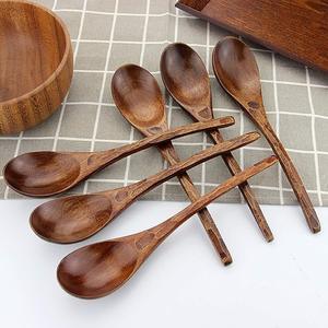 Cuchara de Té de Madera Hecha a Mano, Segura para Alimentos, Cuchara para Café, Té y Azúcar, Utensilio de Cocina Rústico para el Uso Diario - Product Image 3