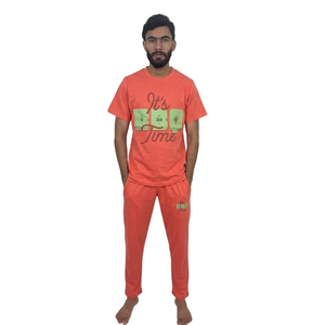 Summer Outfit for Men High Quality T Shirt and <b>Trousers</b> Set <b>Short</b> Sleeve Comfortable and Breathable T Shirt And <b>Trouser</b> Set - Product Image 1