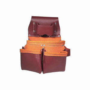 OEM Service Wholesale Cowhide Leather Tooled Bag Lightweight Solid Color Cowhide Leather Tooled Bag Low MOQ - Product Image 6