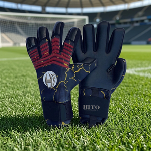 Gants de gardien de but antidérapants de qualité supérieure avec protection des doigts, design personnalisable, logo personnalisé - Product Image 2