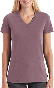 T-shirt pour femme, col en V, été, écologique, 100% coton, manches courtes - Product Image 6