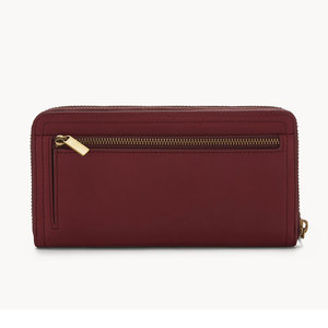 Custom Unisex Genuine Leather <b>Wallet</b> with Zipper Closure and Polyester Lining-High Quality Eco-Friendly Fashion Style - Product Image 3