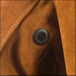 Chaqueta de Trabajo de Cuero para Soldadura, Talla Grande, Resistente al Fuego, de Cuero Vacuno Reforzado, Ropa de Seguridad para Soldador - Product Image 6