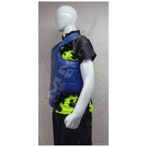 Protège-poitrine en cuir matelassé personnalisé avec logo pour entraînement MMA et Taekwondo, fermeture auto-agrippante, prix de gros - Product Image 1