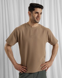 เสื้อยืดผ้าซาตินระบายอากาศลำลองสำหรับผู้ชายในฤดูร้อน - Product Image 4