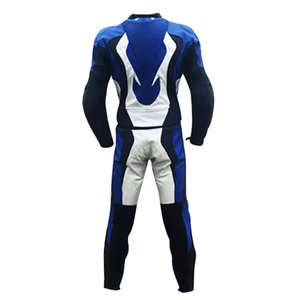 Combinaison de moto en cuir de vachette d'une seule pièce, coupe-vent, grande taille, anti-chute, résistante à l'usure, vêtements de sport pour hommes, plusieurs couleurs - Product Image 4