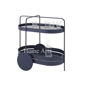 Standard Design Iron Hotel Ware Food Serving <b>Trolley</b> Greatest Quality Customized Size Food Serving <b>Trolley</b> With Wheels - Product Image 4