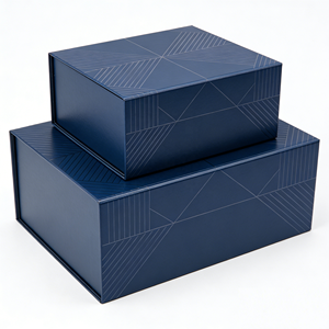 Deluxe Custom Logo Foldable Magnetic Gift Packaging <b>Box</b> Solid <b>White</b> Paper Matt Lamination UV Coating Embossing Recyclable - Product Image 1