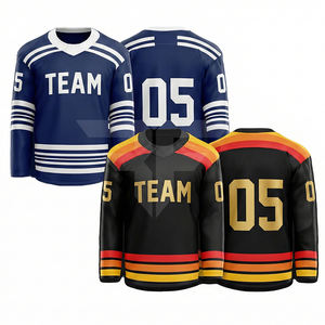 Maillots de hockey sur glace personnalisés en sublimation, vente en gros, tissu en maille de qualité supérieure, coupe pour jeunes et adultes, tailles plus grandes, maillot de hockey sur glace - Product Image 1