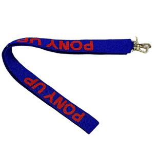 Correa de Bolso Deportiva con Cuentas de Cristal y Algodón, Accesorio de Bolso Elegante Hecho a Mano con Personalización, Perfecto para el Día del Juego - Product Image 1