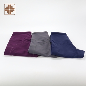 Taiwan Mid Waist Solid Color Compression Leggings for Men & Women-Sweat-Wicking Anti-Odor Yoga & Running - Product Image 4