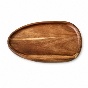 Bandeja Ovalada de Madera de Acacia Premium |   Plato Decorativo Hecho a Mano para Mesa de Centro, Cocina, Comedor, Organizador de Desayuno, Exhibidor - Product Image 1