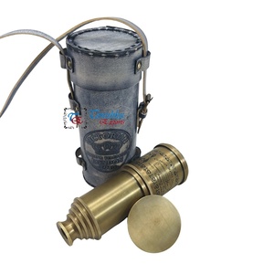 กล้องโทรทรรศน์ทองเหลืองวิคตอเรียนปี 1915 พร้อมซองหนังพรีเมียม พับเก็บได้ มองเห็นชัดเจน สไตล์โบราณ ของขวัญคริสต์มาสสำหรับนักเดินเรือโจรสลัด - Product Image 2