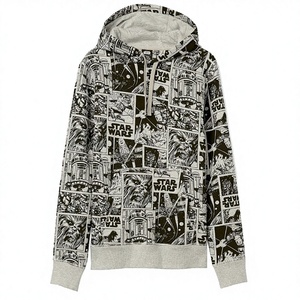 Sweat-shirt à capuche Star Wars pour homme, coupe classique, décontracté, en tricot, avec poche, vêtement d'hiver, 100% coton, imperméable - Product Image 1