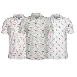 Camisetas 100% algodón personalizadas para niños y polos para golf patrón sólido con logotipo personalizado para hombres - Product Image 1