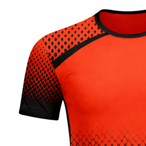Maillot de football Stratta Orange Noir Léger Respirant Anti-humidité pour l'entraînement sportif et l'uniforme d'équipe - Product Image 5
