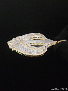Pendentif Hip Hop Iced Out en Argent Massif 925 Plaqué Or Jaune, Breloque Étoile Rotative en Diamant Moissanite, Bijou Unisexe pour Fête - Product Image 6