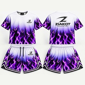 Conjunto de Uniforme de Baloncesto Personalizado para Hombre, Jersey sin Mangas con Estampado de Mariposa y Llama y Pantalones Cortos de Malla Transpirable, Sublimación, Ropa Deportiva para Equipo - Product Image 4