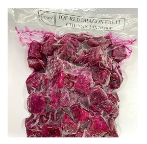 Trozos de Pitahaya Roja IQF FUTI FV, 20x20 mm, Envasados al Vacío, Fruta Congelada - Product Image 1