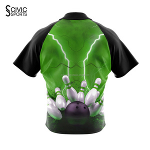 Maillot de sport d'entraînement de football américain Chemise de sport Maillot de bowling d'équipe personnalisé - Product Image 4