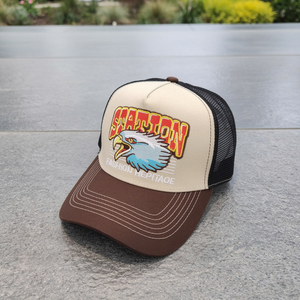 SELF INDUSTRY Gorras Trucker de Algodón Transpirables de 7 Paneles, Estilo Deportivo, con Logotipo Personalizado, Cierre de Hebilla Metálica Ajustable, Unisex - Product Image 5