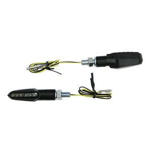 12OR LED สีดำเลนส์ควันรถจักรยานยนต์ + 3OR พร้อม E-MARK - Product Image 1