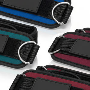 Soporte de tobillo de neopreno para levantamiento de pesas, correas ajustables para máquina de cable, correas deportivas de protección para el tobillo - Product Image 2